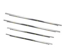 For CRV For CR-V 2007-2022 Window Weatherstrips Chrome Side Door Moulding Trim Belt Outer Window Glass Seal Strip Car Door Protector,Automotive Window Door Seals(2017-2022)