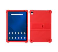 for Custodia compatibile con Onn 11" Core Android 16 Tablet modello 2026, custodia protettiva regolabile in silicone morbido antiurto for bambini per(Red)