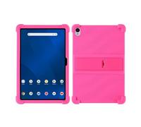 for Custodia compatibile con Onn 7" Core Android 16 Tablet modello 2026, custodia protettiva regolabile in silicone morbido antiurto for bambini per(Rosy)