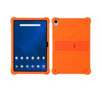 for Custodia Compatibile con Onn 8.1" Core Android 16 Tablet Modello 2026, Custodia Protettiva Regolabile in Silicone Morbido Antiurto for Bambini per(Orange)