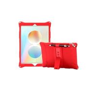 for Custodia for bambini compatibile con TCL NXTPAPER 11 Plus da 11,5 pollici 2025 il tablet, custodia morbida in silicone antiurto con supporto regolabile e portapenne per(Red)
