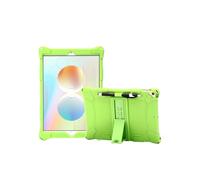 for Custodia for bambini compatibile con TCL NXTPAPER 11 Plus da 11,5 pollici 2025 il tablet, custodia morbida in silicone antiurto con supporto regolabile e portapenne per(Green)