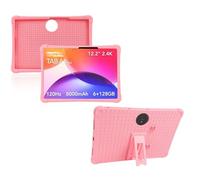 for Custodia for Bambini Compatibile con TCL TAB A1 Plus 9445X 12,2 pollici 2026 Tablet, Cover Protettiva Antiurto con Supporto in Silicone Morbido con Portapenne per(Pink)