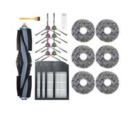 For Deebot X1 Omni Turbo Accessori for aspirapolvere Spazzola principale Filtro HEPA Panno for pulizia Mop Parti del sacchetto for la polvere (Color : Set1)