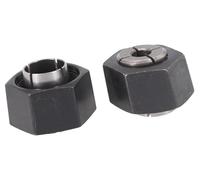 For DeWalt for set di pinze for fresatrice 12,7 mm 6,35 mm mandrino in acciaio for DW621 DW616 DW618 DW621K DW625 DW6214 Utensili for fresatrice elettrica Attrezzatura for officina