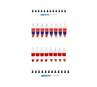 For DJI Mini 2/SE 8pcs 4726 Elica for DJI Mini 2/SE Drone Puntelli leggeri Lama di ricambio Ventilatori ad ala Pezzi di ricambio for Mavic Mini 2/SE Accessori (Color : 8 colorful 8 Red)