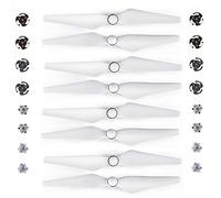 For DJI Phantom 4 Advanced Propeller 8pcs Quick Release 9450S Elica for DJI Phantom 4 Advanced Props Blade Wing Fans Drone Pezzi di ricambio Accessorio di ricambio (Color : Wit)