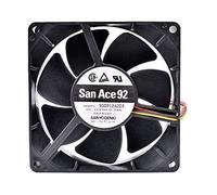 For Double Ball Bearing Server Fan - 3500RPM, 70.7CFM, Low Noise 44dB-A, Durable 50,000 Hours Life 9G0912A204 92mm 12V LMNCBVYA