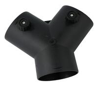 For Eberspacher for Webasto for di riscaldamento Propex Connettore di uscita a forma di Y Condotto dell'aria regolabile da 60 mm Giunto for tubo riscaldatore con aletta interna