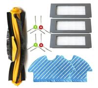 For Eco-vacs for Ozmo 900 DN5G Filtro Spazzola Panno Mocio Set Parti Aspirapolvere Robot Aspirapolvere Rullo Spazzola Laterale
