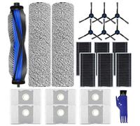 For ecovacs deebot x8 pro omni accessories vacuum cleaner replacement part | 22pcs X8 accessories kit: 1 spazzola principale, 2 rulli, 6 filtri HEPA, 6 sacchetti, 6 spazzole laterali, 1 spazzola pulizia