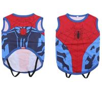 CERDÁ LIFE'S LITTLE MOMENTS - For Fan Pets, Magliettina per Cani Spiderman - T-shirt per cani - Licenza Ufficiale Marvel rosso XS