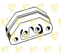 For Fiat Barchetta 1.8 16V Tirante Tassello Fermo Posteriore Marmitta Unigom