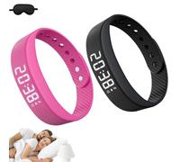 For Fitsleeps Alarm Clock Watch,100% Wake Up Alarm - Pro Version,Fitsleeps Alarm Bracelet Silent Vibration Wrist Band,Wake-Up on Time Feeling Refreshed,Ideal for Heavy Deep Sleepers for Men Women (A4)