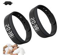 For Fitsleeps Alarm Clock Watch,100% Wake Up Alarm - Pro Version,Fitsleeps Alarm Bracelet Silent Vibration Wrist Band,Wake-Up on Time Feeling Refreshed,Ideal for Heavy Deep Sleepers for Men Women (A1)