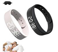 For Fitsleeps Alarm Clock Watch,100% Wake Up Alarm - Pro Version,Fitsleeps Alarm Bracelet Silent Vibration Wrist Band,Wake-Up on Time Feeling Refreshed,Ideal for Heavy Deep Sleepers for Men Women (A3)