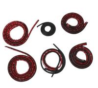 For for Model 3 2017-2024 Car Door Soundproof Seal Kit, Rubber Weather Draft Seal Strip for Window Door Trunk Edge Cover Wind Noise Reduction