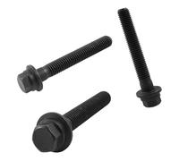 For Ford Crankshaft Pulley Mounting Bolt 3-Pack, Flanged Hex Head Design for Transit For Mk7 For Mk8 2006-on, For Tourneo For Custom 2012-on, For Ranger 2011-on