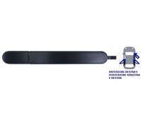 Maniglia esterna nera anteriore dx post bilaterale per Ford Fiesta 2002-6/2008