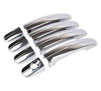 For Ford Focus Escape Kuga 2013-2017, maniglia della portiera cromata, accessori for la modifica dello stile dell'auto, modanatura decorativa (colore: senza pulsante senza chiave)