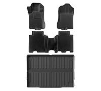 For Ford For Bronco 4 Door 2021-2024 Car Floor Mats Cargo Liner Trunk/Backrest Pad TPE 3D Left Rudder(Bronco 4men 7P)