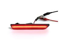 FOR FORD MUSTANG 2010-2014 LED SIDE MARKER LIGHT LAMP SMOKED 4PCS FRONT & REAR