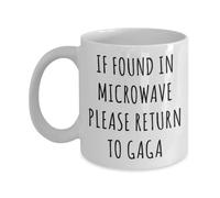 For Gaga If Found In Microwave Please Return To Gaga Tazze Da Caffè Con Manico Tazza Da Caffè In Ceramica Tazze 330Ml Per Succo Latte Cappuccino