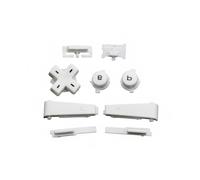 For Gameboy Micro-GBM Console Full Set Left Right L R A B D-Pad Buttons Key Replacement for GBM Console White