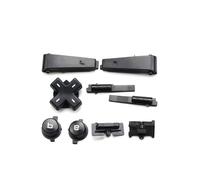 For Gameboy Micro-GBM Console Full Set Left Right L R A B D-Pad Buttons Key Replacement for GBM Console Black