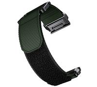 For Garmin Watch Bands Compatible Fenix 7X 6X Pro GPS 5X 3HR Descent Mk1 Mk2 Titanic Strap 26mm Quick Release Nylon Canvas Strap (Color : Army green, Size : Fenix3)