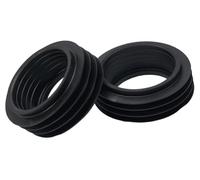 For Geberit 42mm Rubber Cone Seal 2 Pieces for Internal Low Level Flush Pipe Compatible with Concealed Bend 119.668.00.1 Black Gasket for Toilet Bidet Plumbing Repair