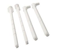 For GEBERIT for attuatore for placca di comando 241874001, parte di ricambio in ABS bianco da 140 mm x 10 mm, set di aste di spinta