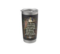 For God So Loved The World Giovanni 3:17 Versetto biblico ornato Bicchiere termico in acciaio inox doppia parete
