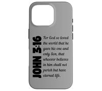 For God so loved the world John 3:16 Custodia per iPhone 16 Pro