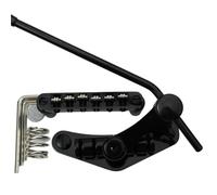 For Guy-ker for Tune-O-Matic Roller Saddle Ponte for chitarra + Stop Bar Cordiera Tremolo for LP for chitarra SG(BK)
