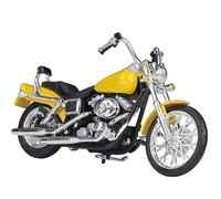 For Harley 2013 Flhtk Electra Glide Ultra Limited, 1997 FXDL Dyna Low Rider, 1:18 Motorcycle Models Vehicle Miniature Sculpture Collection Gift(FXDWG Dyna Wide Glid)