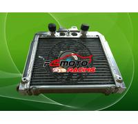 For Harley Davidson V-Rod VRSCB VRSCA Aluminum Radiator Cooler+FAN 2004-2013 12