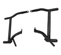 For Harley for Touring for Electra Glide Street Glide for Road Glide for Road for King 2009-2024 Motorcycle Saddlebag Guards Crash Bars Rear Bags Support Bumper Set Decorative Black