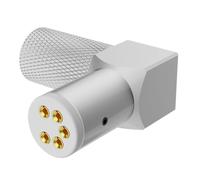 For Hifi 5 pin DIN 90 gradi ad angolo retto vinile LP Phono cinque pin for cavo segnale linea braccio audio(DS06)