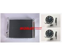 For HOLDEN COMMODORE RADIATOR+Two Fans VB VC VH VK V8 79-85 AT/MT 3ROW ALUMINUM