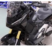 For HON-DA 2025 XADV750 X-ADV 750 Modification Winding Strip Wind Cutting Fixed Wind Wing Leg Shield Side Protection Windshield (Light Black)