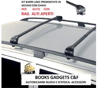 For Honda Shuttle 94>00 Kit Barre Acciaio Premontate Portat C/Chiavi RAIL APERTI