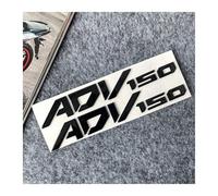 for Honda ADV 150 ADV 150 1 Pair 3D Resin Gel Emblem Stickers Motorcycle Fender Tank Side Body Moto Decorative Accessories Decal(Nero)