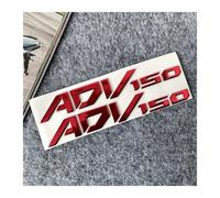 for Honda ADV 150 ADV 150 1 Pair 3D Resin Gel Emblem Stickers Motorcycle Fender Tank Side Body Moto Decorative Accessories Decal(Rosso)