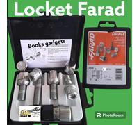 Per Rover 600 Kit Bulloni Antifurto Locket Farad per Cerchi in Lega Originali