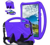 For Honor Pad 20 Tablet da 12,1 pollici (rilasciato nel 2026) Custodia for bambini leggera for tablet in EVA con cinturino regolabile, impugnatura antiurto e guscio protettivo cavalletto(Purper)