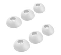 For Huawei for Freebuds for 4i/per 5i Punte di ricambio for auricolari, 6 pezzi di gel for orecchie in silicone in dimensioni piccole, medie e grandi(White)