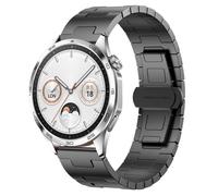 For Huawei watch GT4 46mm Titanium Alloy 22mm Metal Watch Band(Titanium Color)