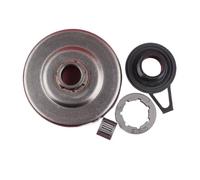 For Hus 362 365 371 372 Catena for motosega, tamburo frizione, pignone, diametro interno 3/8, 7 denti, cuscinetto ad aghi for ingranaggio a vite senza fine da 22 mm