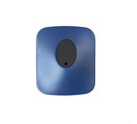 For II - Supporto compatibile per configurazioni audio desktop, con enfasi sulla rigidità strutturale e sull'isolamento acustico (blu)